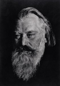 Johannes Brahms (1833-97) by Unbekannt Unbekannt